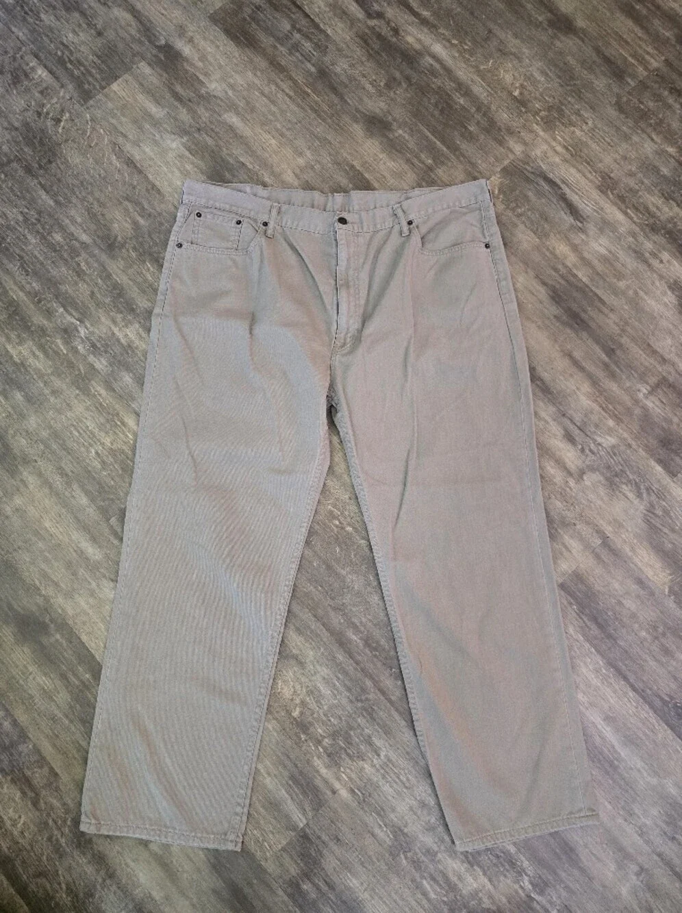 Levi's Men's Straight Jeans in Light Khaki